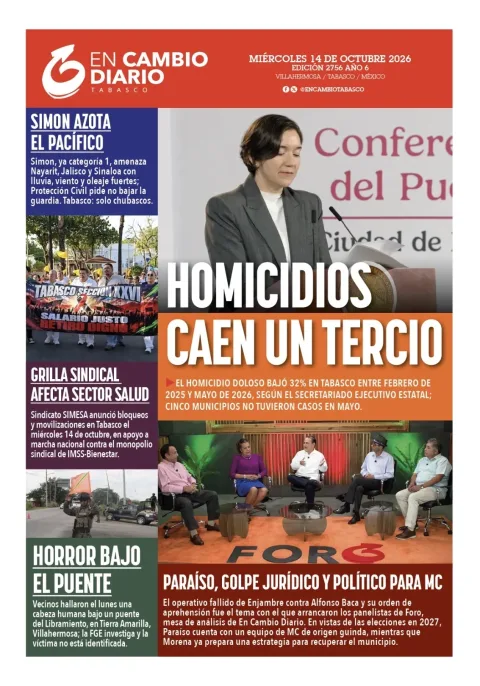 Portada de En Cambio - Tabasco (Portada)