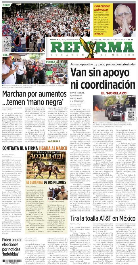 Portada de Reforma