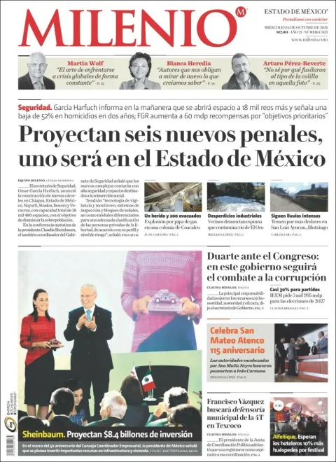 Portada de Milenio Edo de Mexico