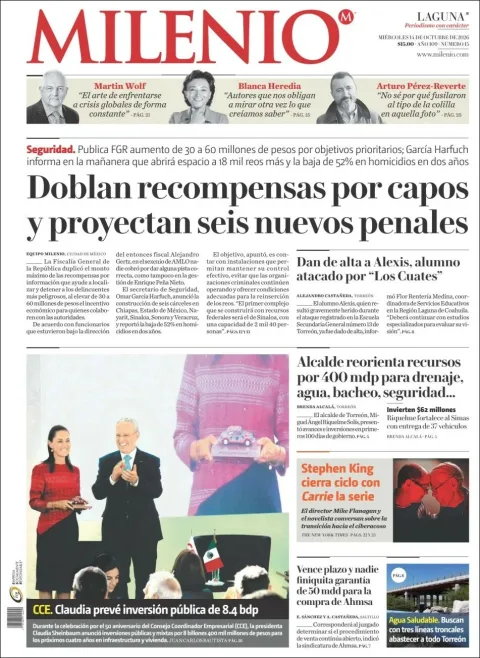 Portada de Milenio Laguna
