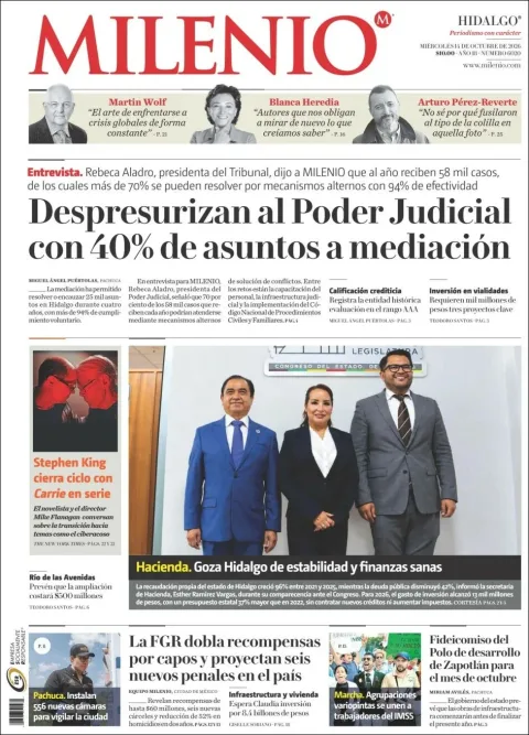 Portada de Milenio Hidalgo