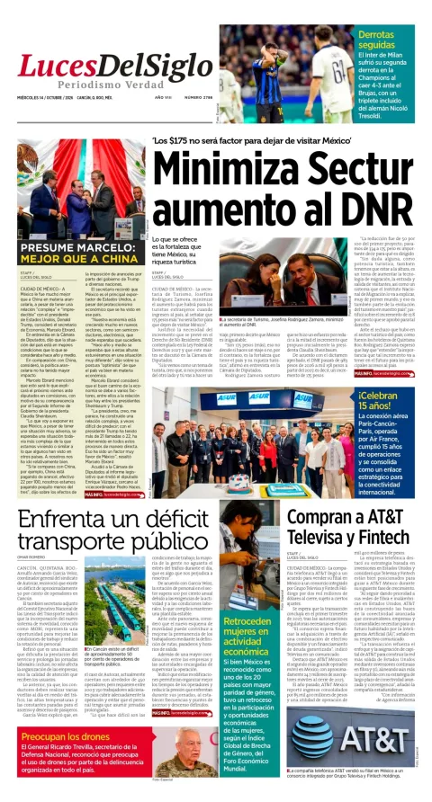 Portada de Luces del Siglo