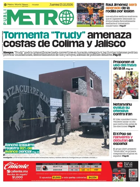 Portada de Publimetro Merida