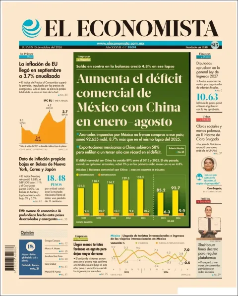 Portada de El Economista