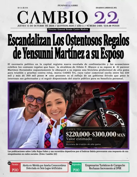 Diario Cambio 22 (Portada)
