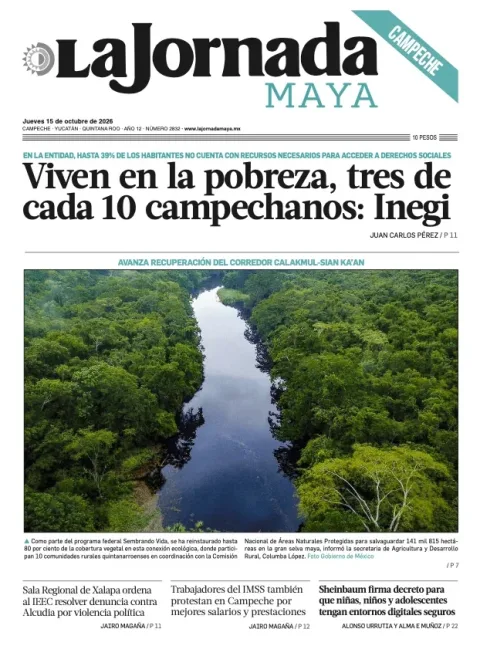 Portada de La Jornada Maya Campeche