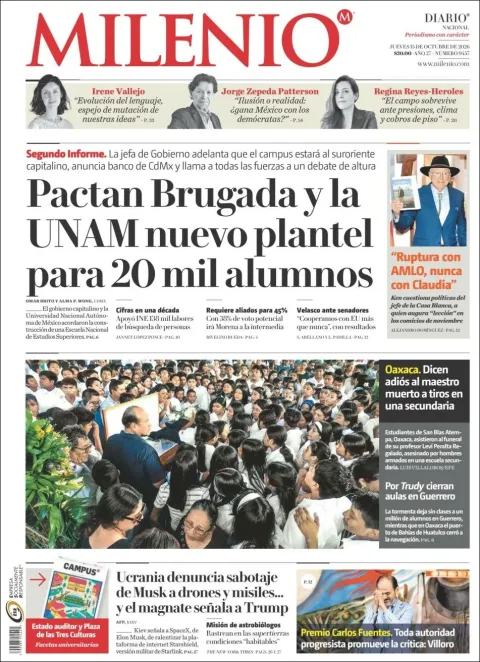 Portada de Milenio