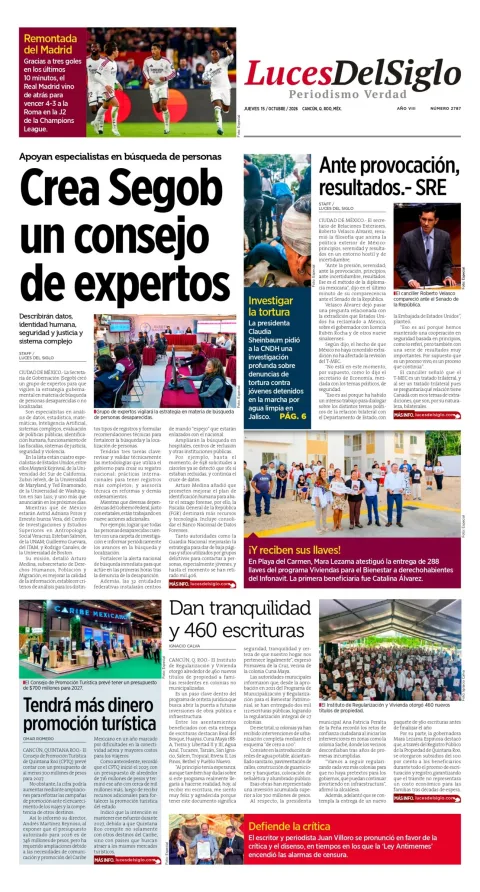 Portada de Luces del Siglo