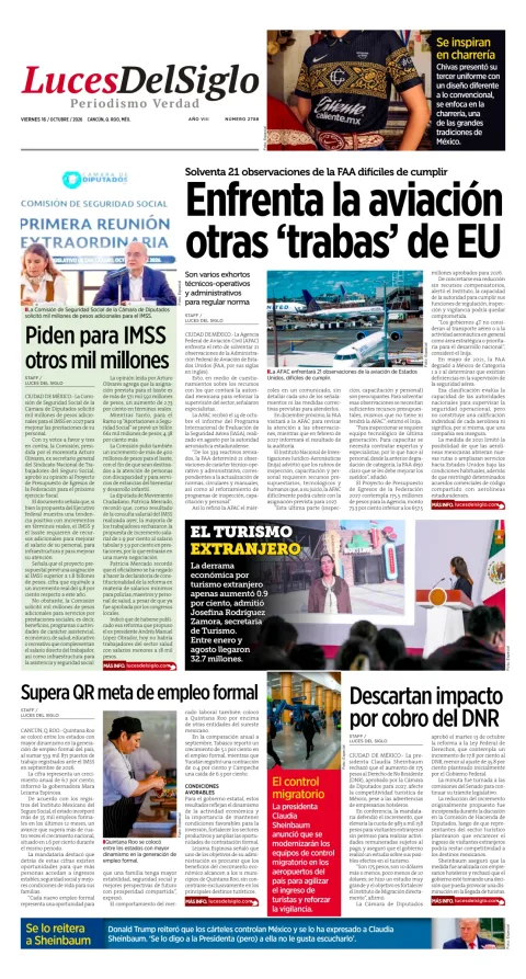 Portada de Luces del Siglo