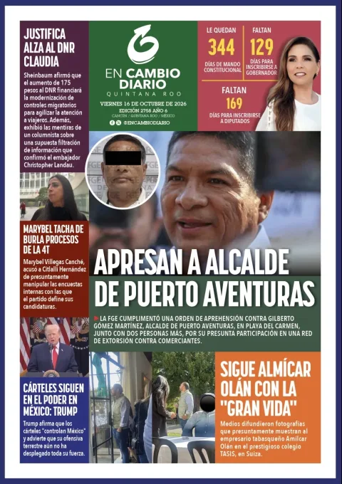 Portada de En Cambio - Quintana Roo (Contraportada)