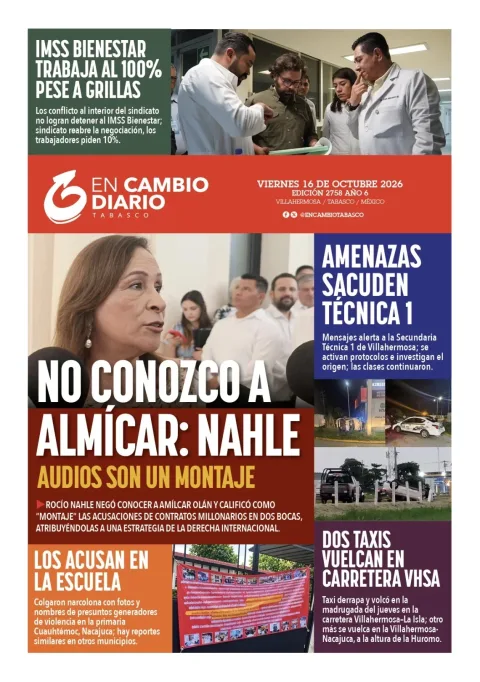 Portada de En Cambio - Tabasco (Contraportada)
