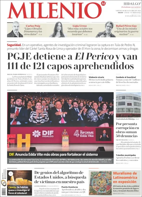 Portada de Milenio Hidalgo