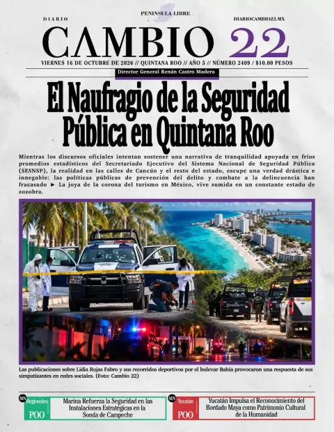 Portada de Diario Cambio 22 (Portada)