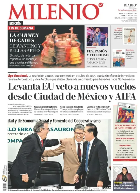 Portada de Milenio