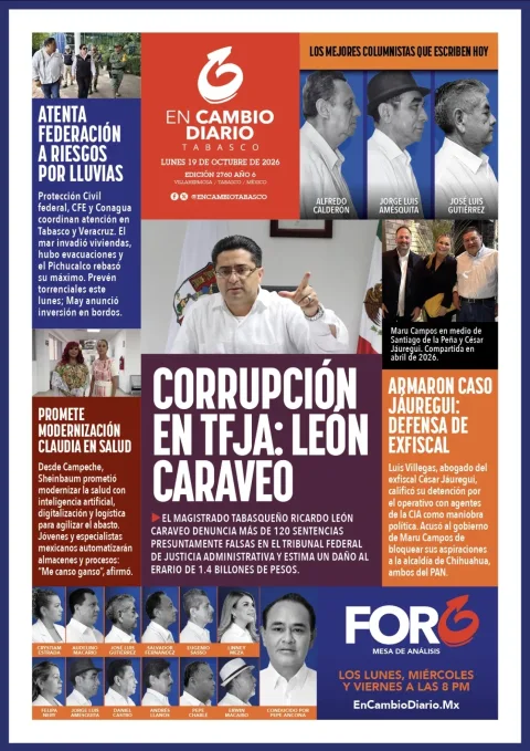Portada de En Cambio - Tabasco (Contraportada)