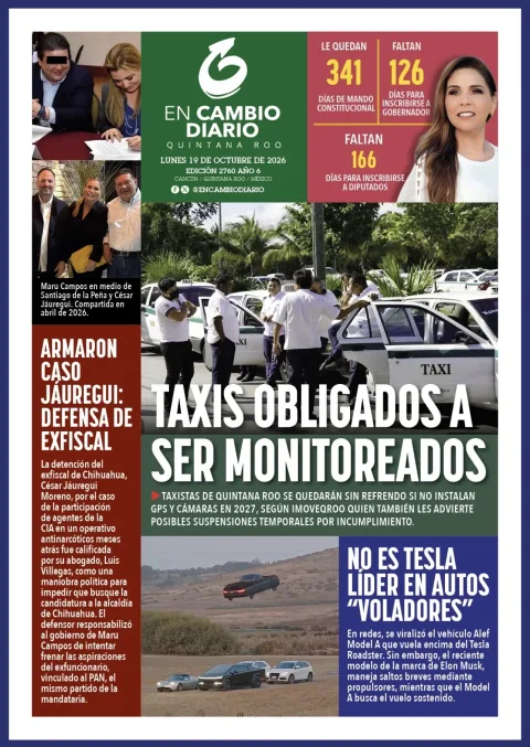 Portada de En Cambio - Quintana Roo (Contraportada)
