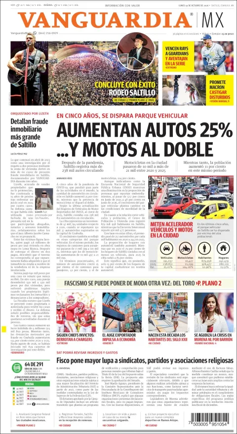 Portada de Vanguardia