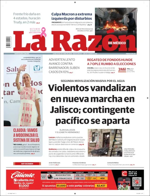 Portada de La Razon