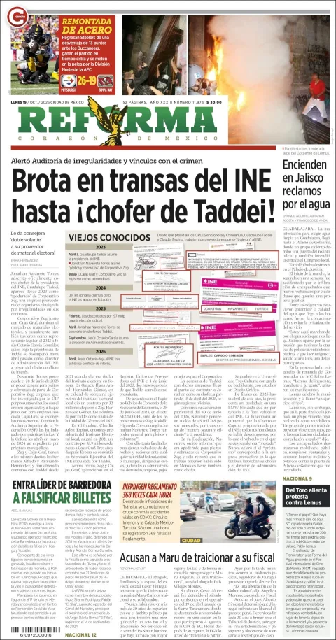 Portada de Reforma