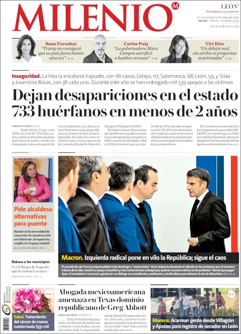 Portada de Milenio Leon