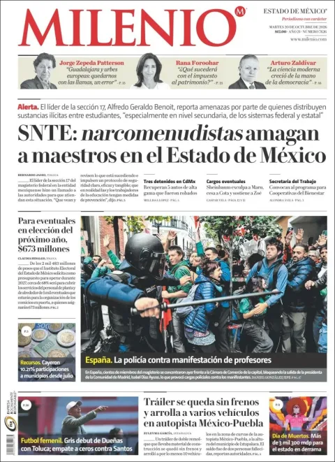 Portada de Milenio Edo de México
