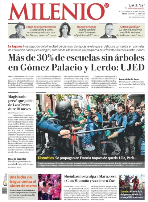 Portada de Milenio Laguna