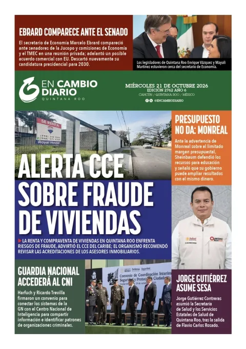 Portada de En Cambio - Quintana Roo (Contraportada)