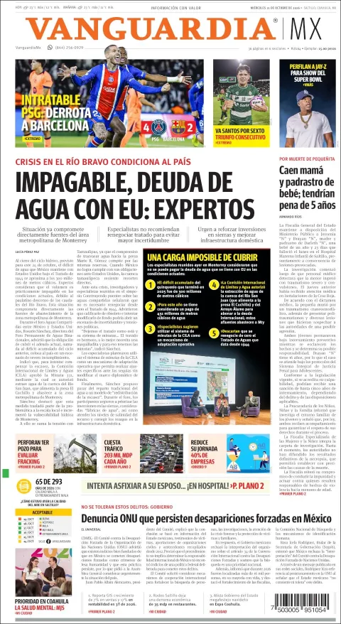 Portada de Vanguardia