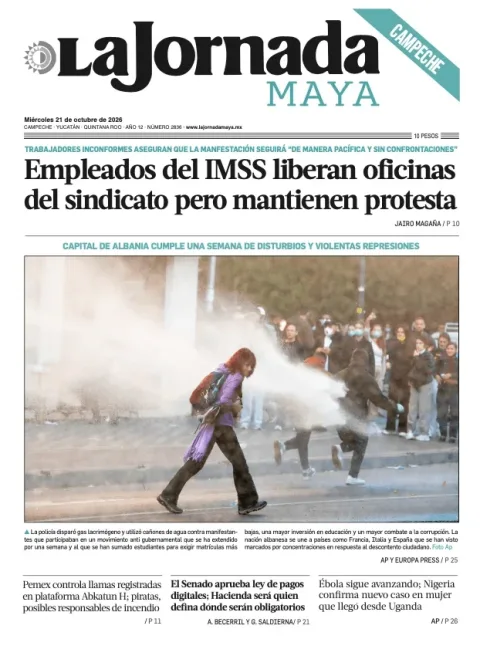 Portada de La Jornada Maya Campeche