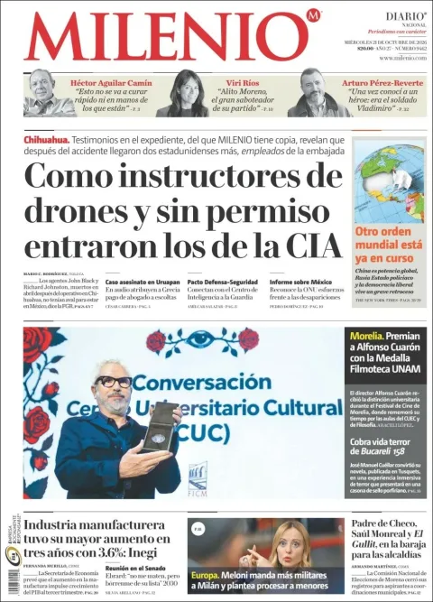 Portada de Milenio
