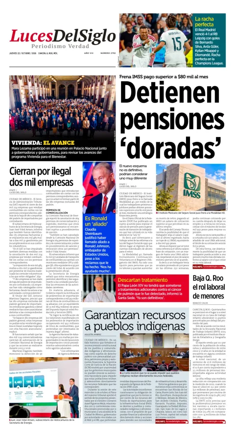 Portada de Luces del Siglo
