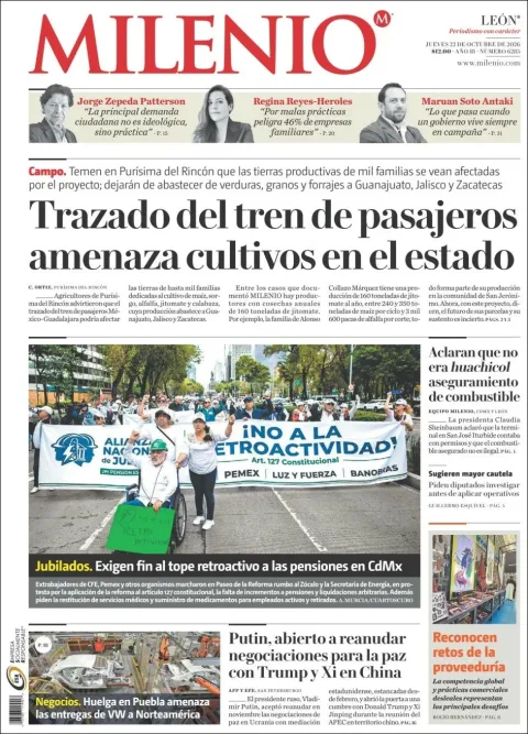 Portada de Milenio León