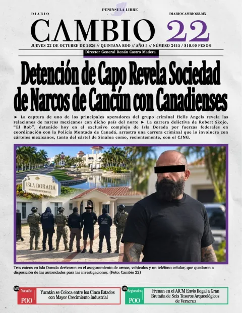 Portada de Diario Cambio 22 (Portada)