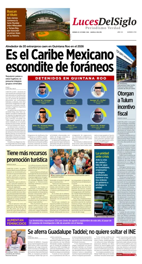 Portada de Luces del Siglo