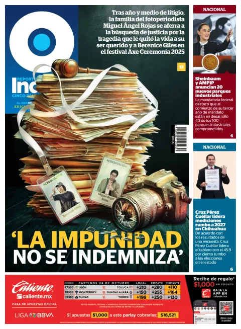 Portada de Reporte Indigo Nacional
