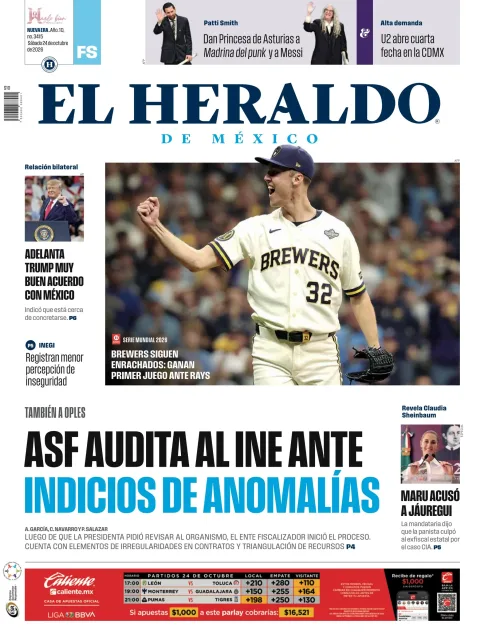 Portada de El Heraldo de México