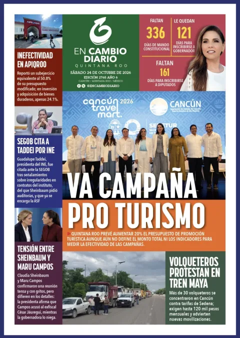 Portada de En Cambio - Quintana Roo (Contraportada)