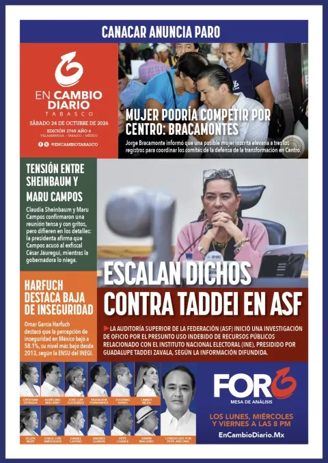Portada de En Cambio - Tabasco (Contraportada)