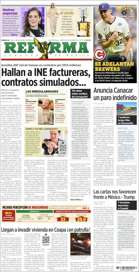 Portada de Reforma