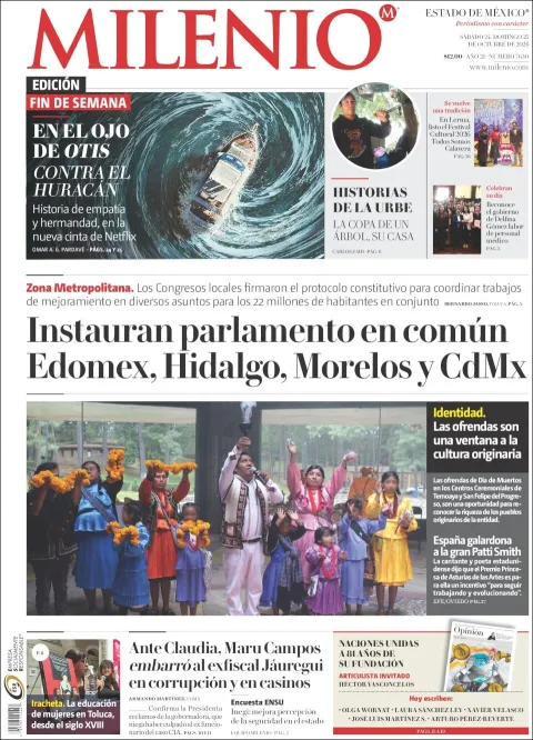 Portada de Milenio Edo de México