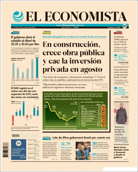 Portada de El Economista