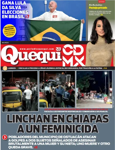 Portada de Quequi CDMX (Contraportada)
