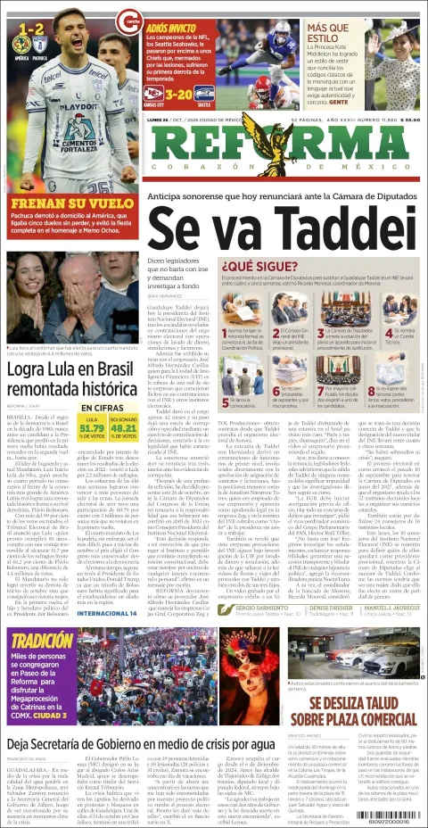 Portada de Reforma