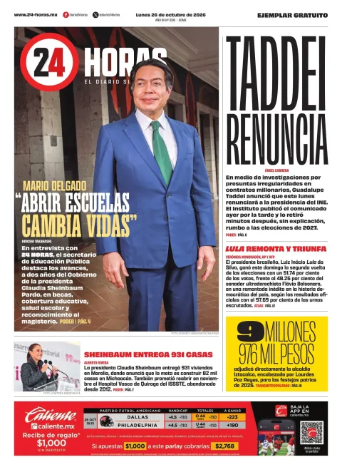 Portada de 24 Horas