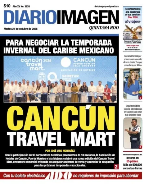 Portada de Diario Imagen Quintana Roo