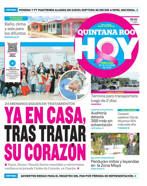 Portada de Quintana Roo Hoy (Portada)