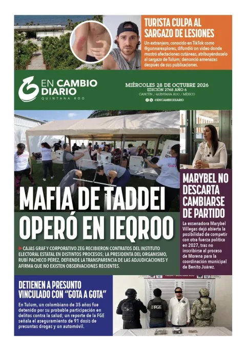 Portada de En Cambio - Quintana Roo (Contraportada)
