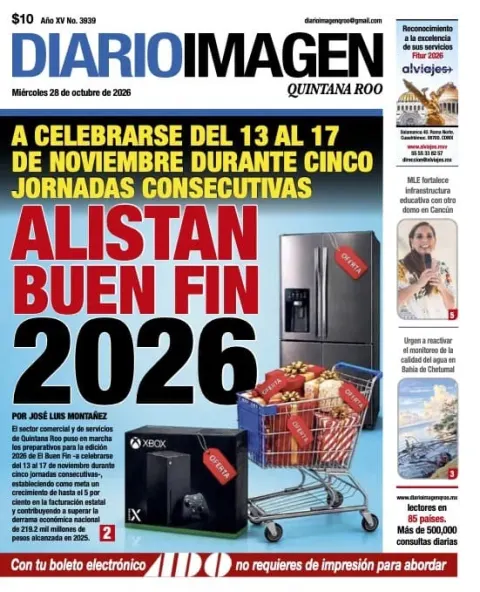 Portada de Diario Imagen Quintana Roo
