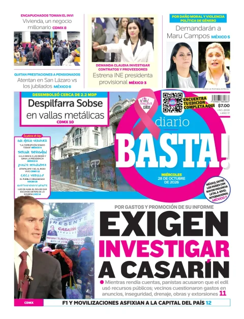 Portada de Basta! (Portada)