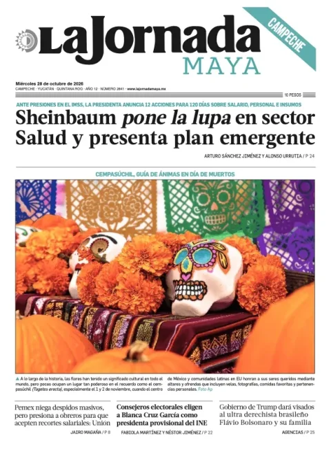 Portada de La Jornada Maya Campeche
